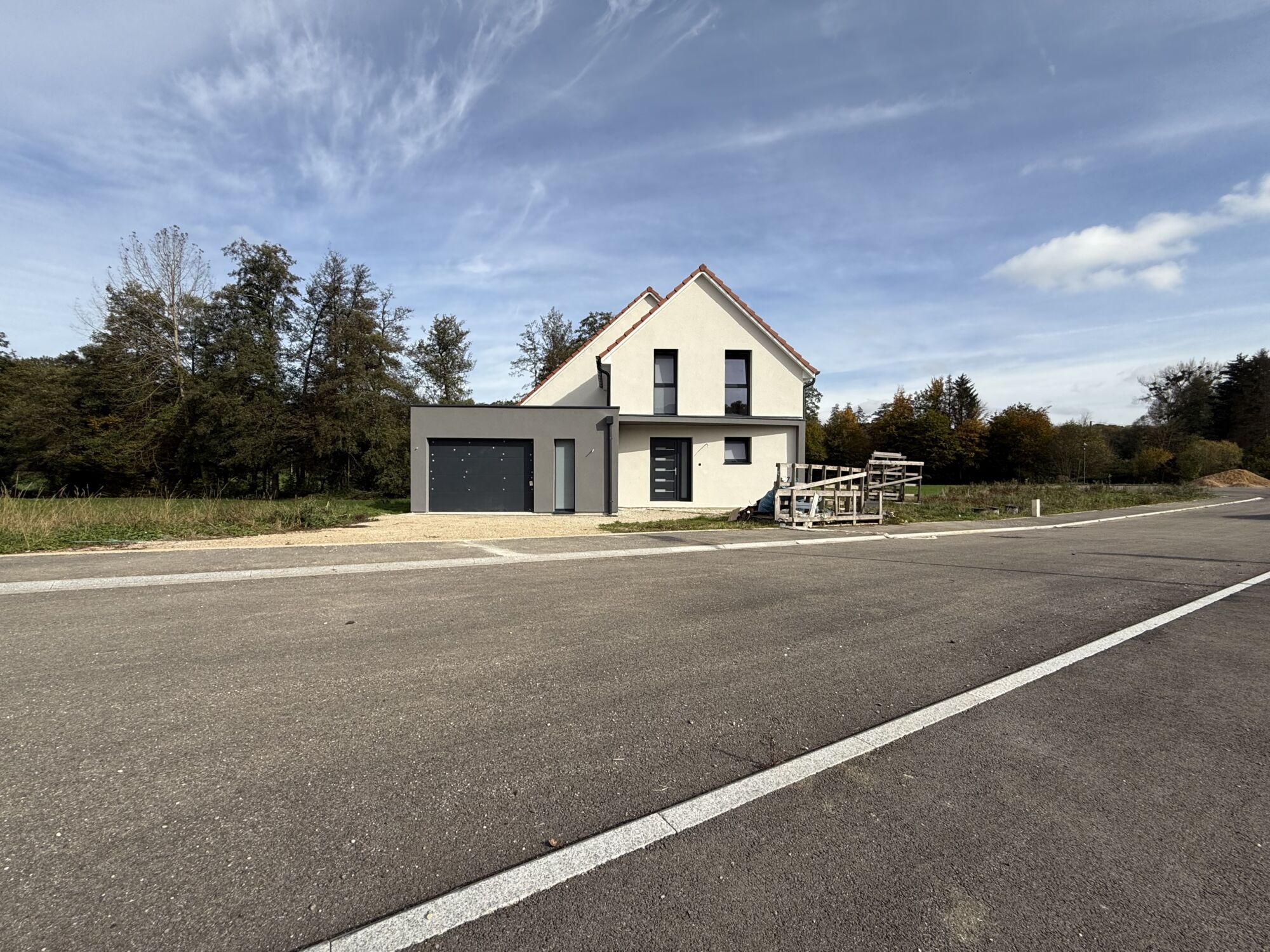 Construction d&#8217;une maison à deux pans sur la commune de SEPPOIS-LE-HAUT en PAD &#8211; 160 m² Montbéliard