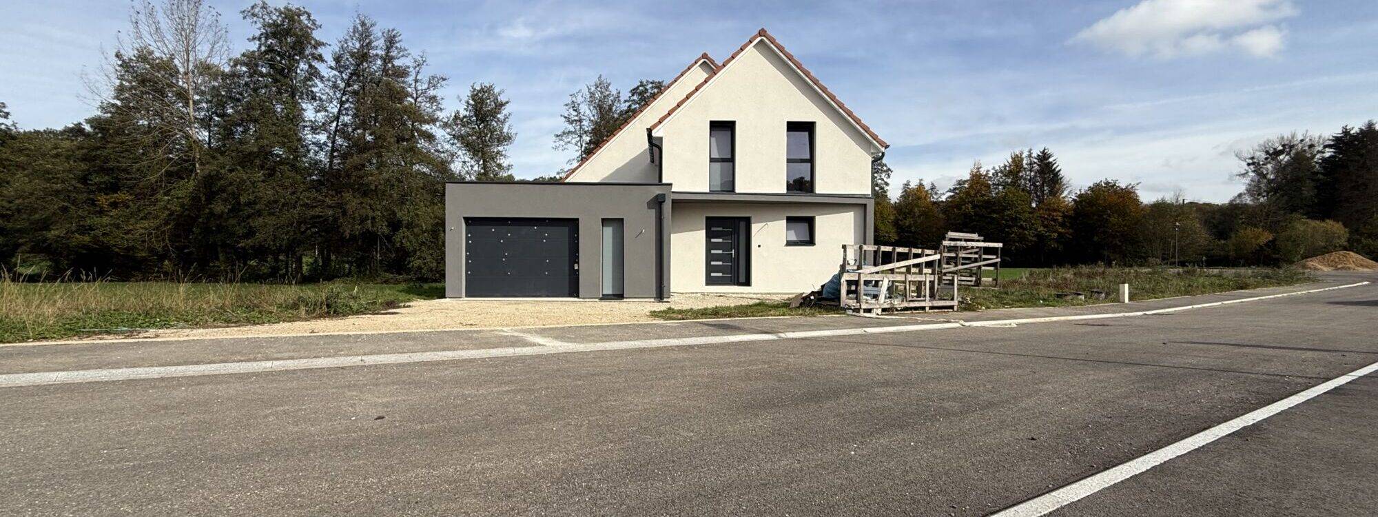 Construction d&#8217;une maison à deux pans sur la commune de SEPPOIS-LE-HAUT en PAD &#8211; 160 m² Montbéliard