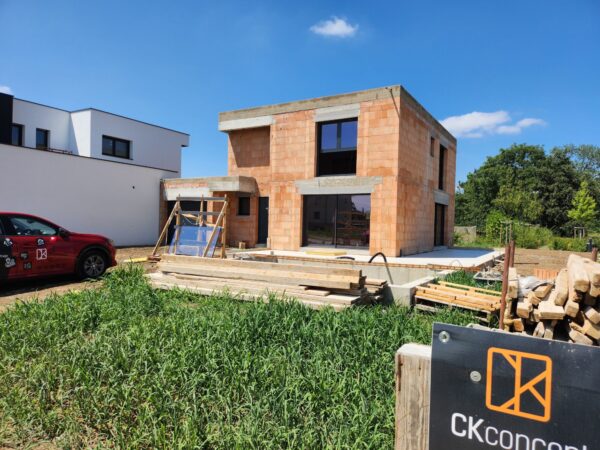 Construction en cours &#8211; Maison TOIT PLAT à LUTTERBACH &#8211; 135 m² Belfort 0